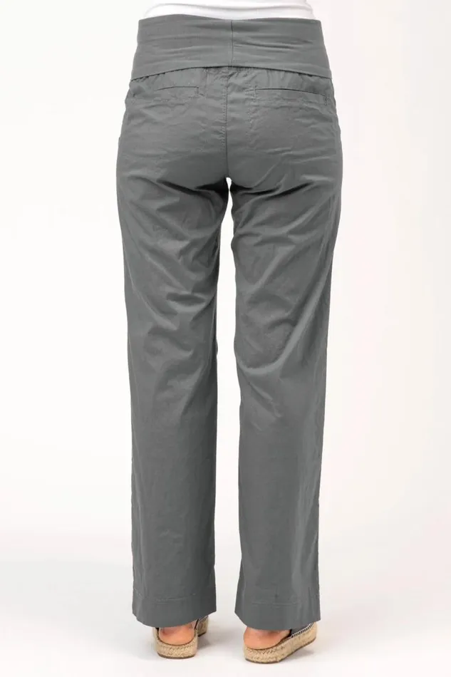 4Pocket Fold Over Pant Charcoal Clothing XCVI Pants