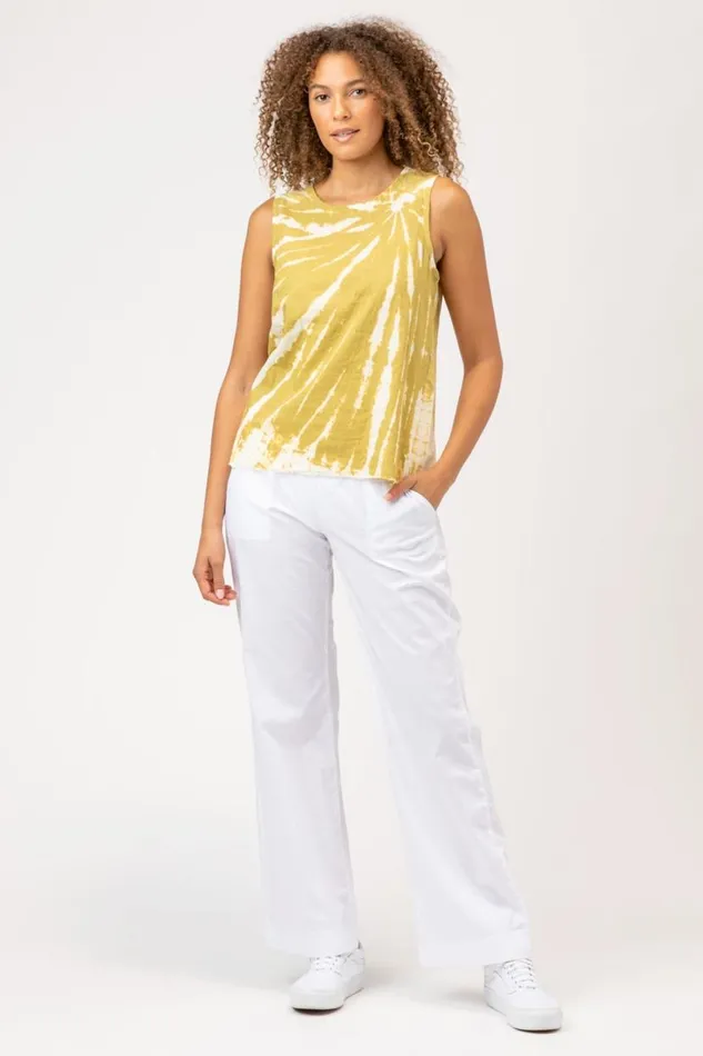 4Pocket Fold Over Pant White Clothing XCVI Pants