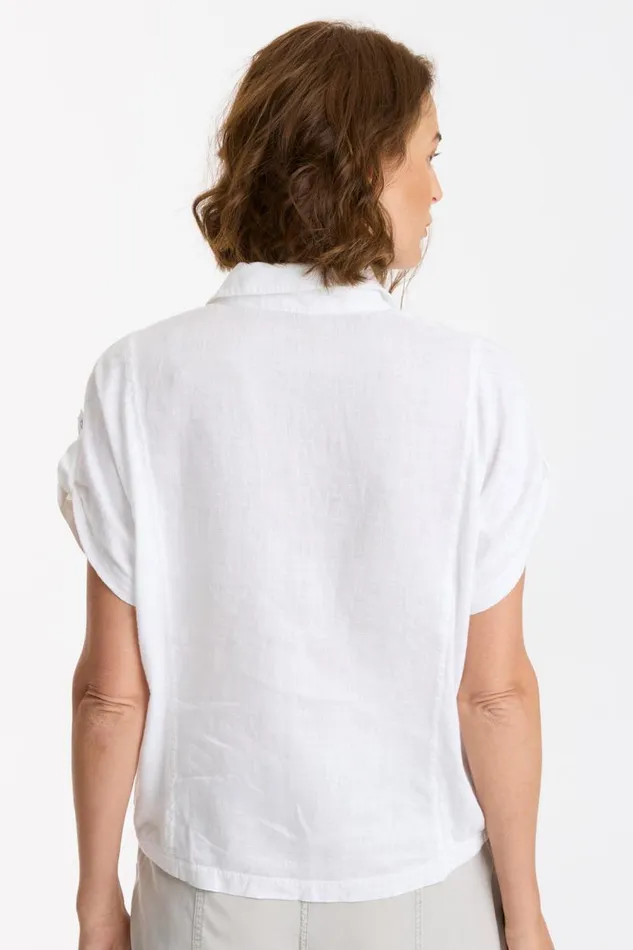 Abner Top White Clothing XCVI ShirtsBlouses