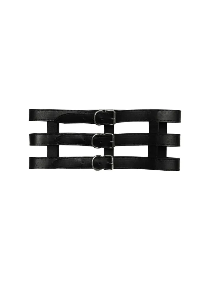 Accessories Clothing Fleur Du Mal Multi Strap Belt Black