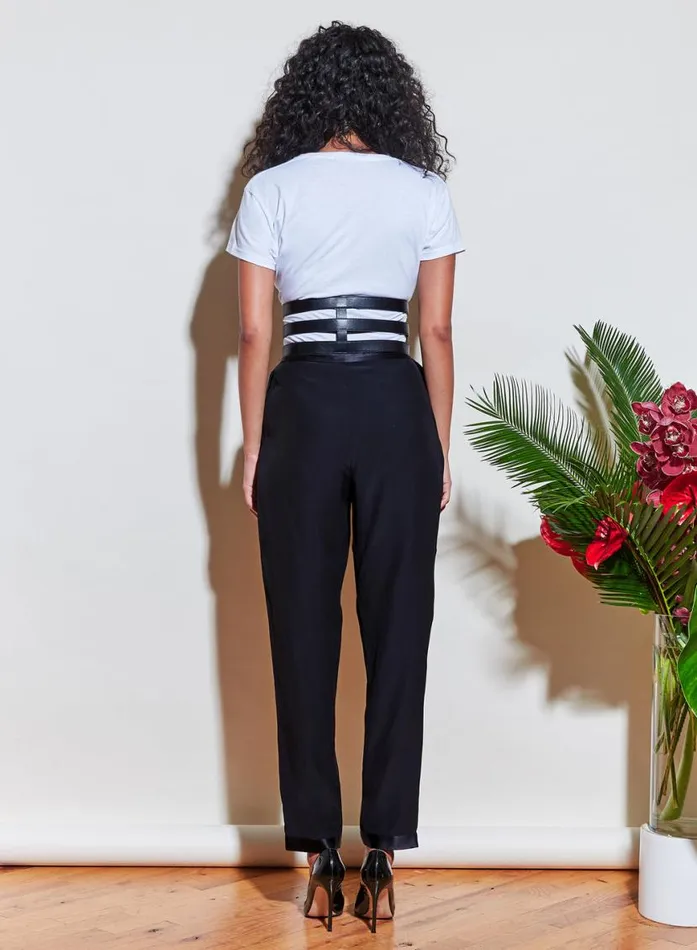 Accessories Clothing Fleur Du Mal Multi Strap Belt Black