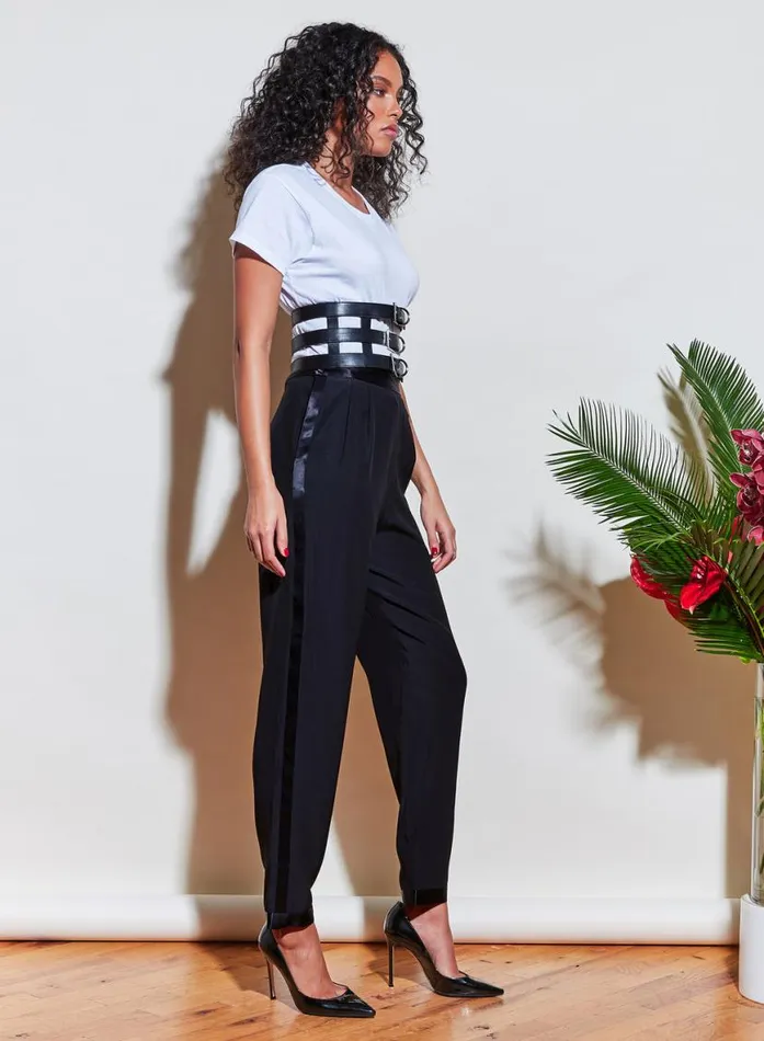 Accessories Clothing Fleur Du Mal Multi Strap Belt Black