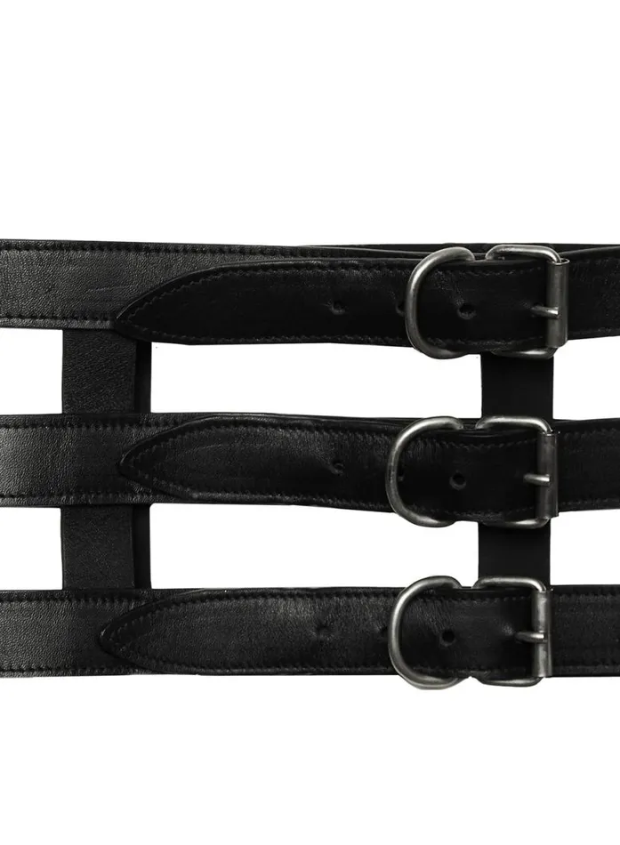 Accessories Clothing Fleur Du Mal Multi Strap Belt Black