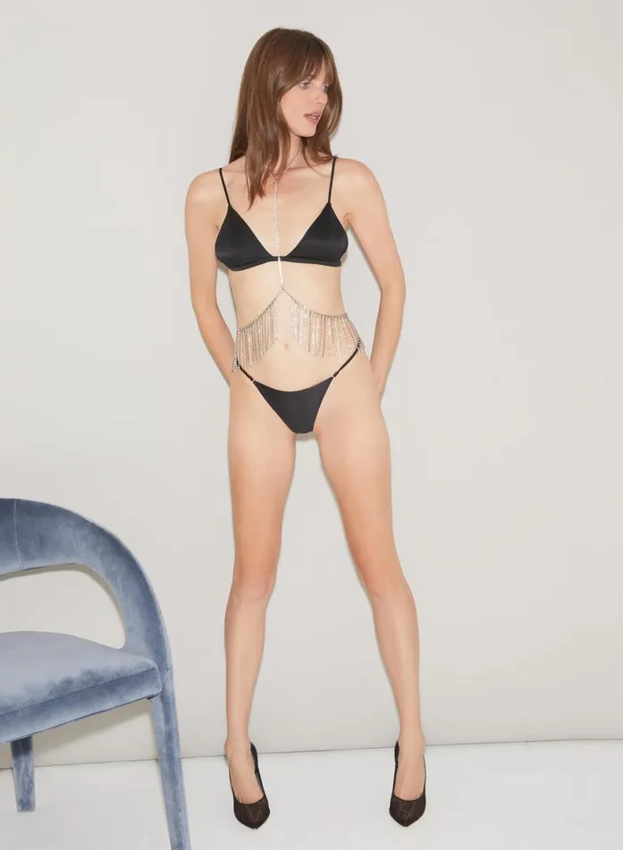 Accessories Lingerie Fleur Du Mal Crystal Body Chain Crystal