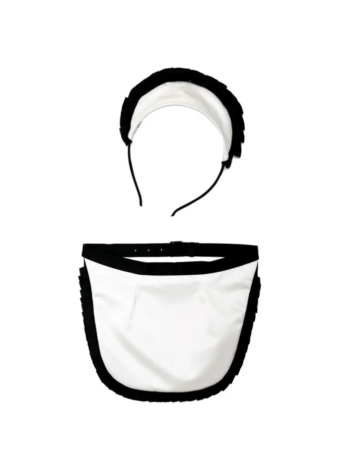 Accessories PleasureLingerie Fleur Du Mal French Maid Set White