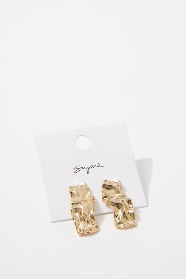 Accessories Supr Accessories Earring Single Pack Goldelemental