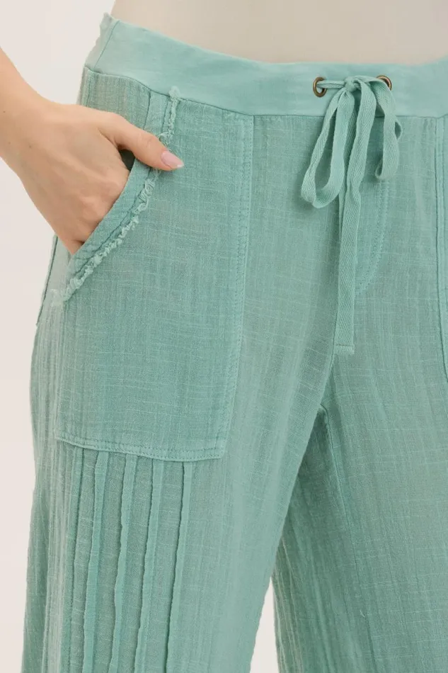 Ace Pant Aquifer Pigment Clothing XCVI Crops