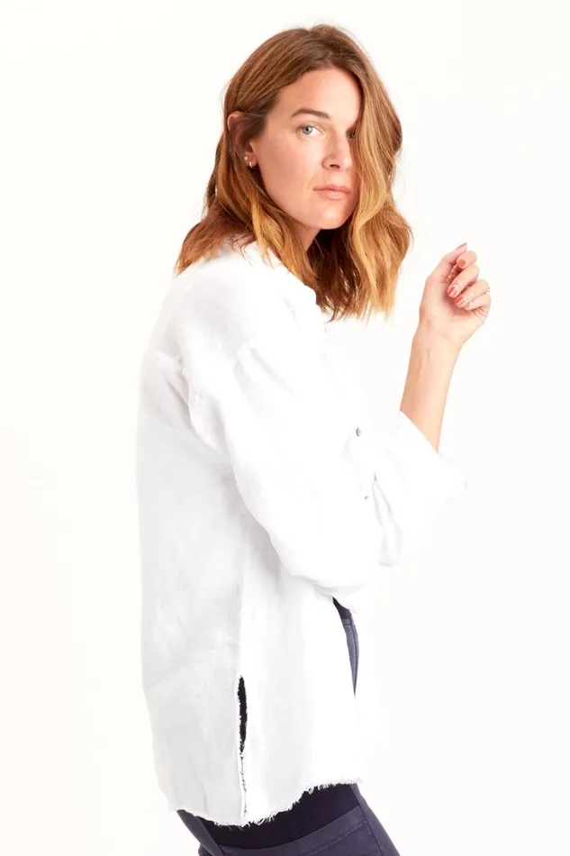 Achilles ButtonUp White Clothing XCVI ShirtsBlouses