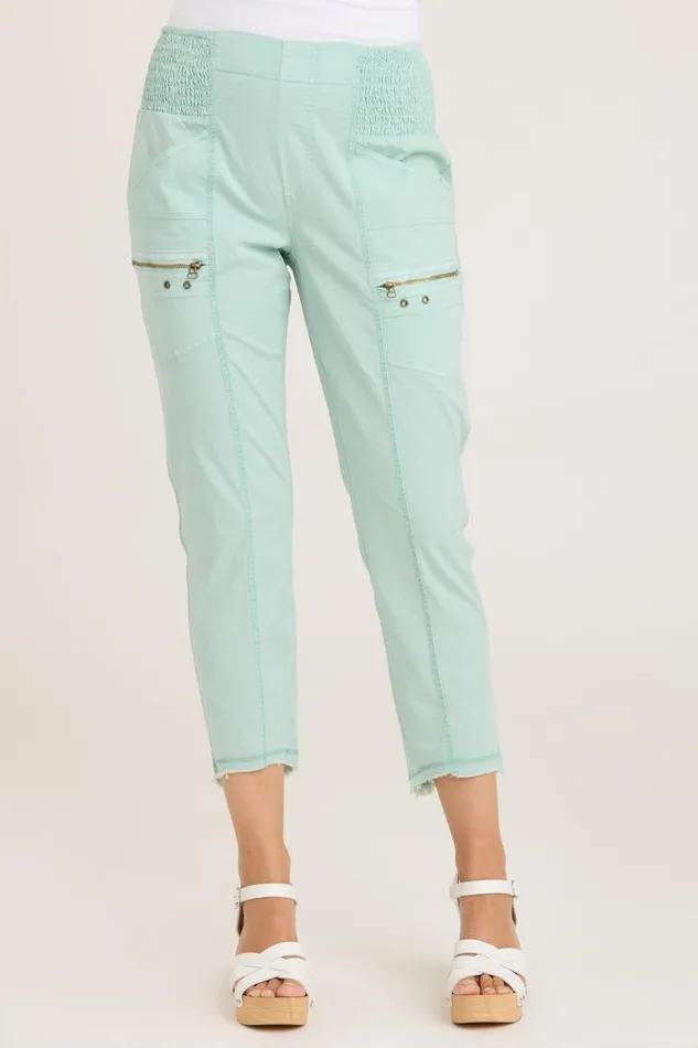 Acker Slim Pant Aquifer Pigment Clothing XCVI Pants