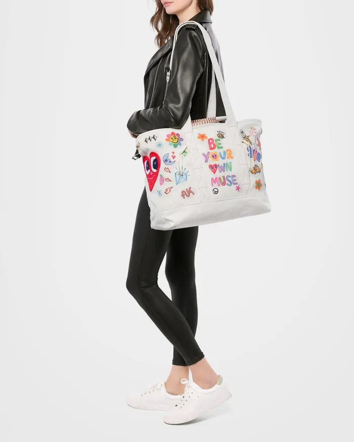 AK X ISCREAMCOLOUR Be Your Own Muse Tote Multi Women Aimee Kestenberg Tote Bags