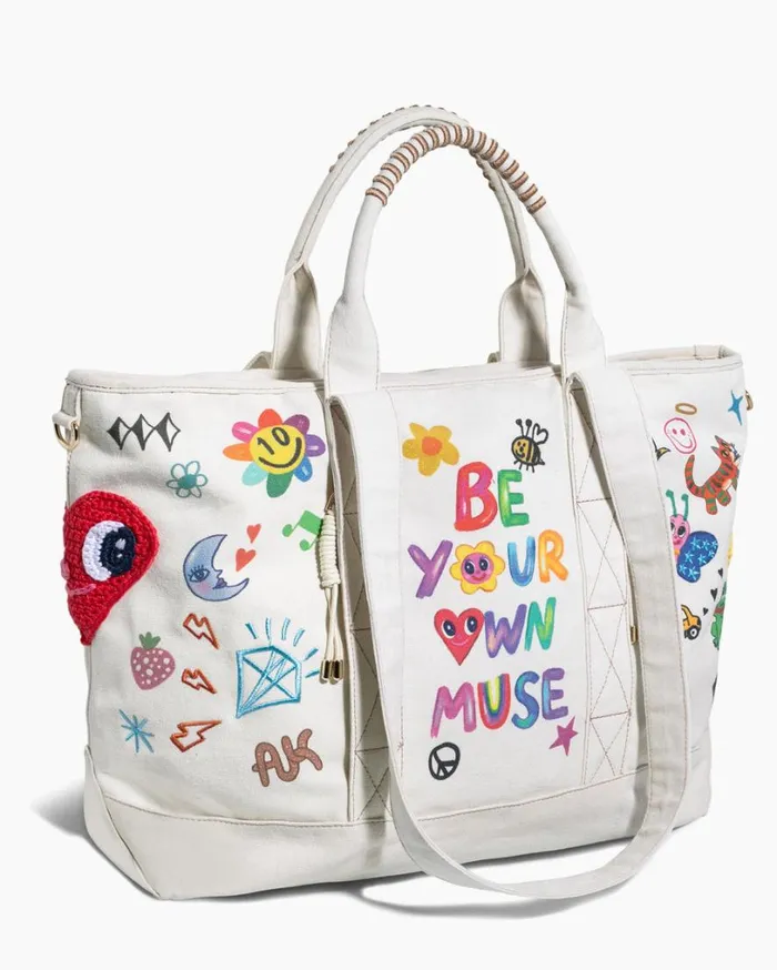 AK X ISCREAMCOLOUR Be Your Own Muse Tote Multi Women Aimee Kestenberg Tote Bags
