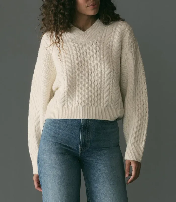 ALEAH SWEATER Ivory Shop DEN Knitwear