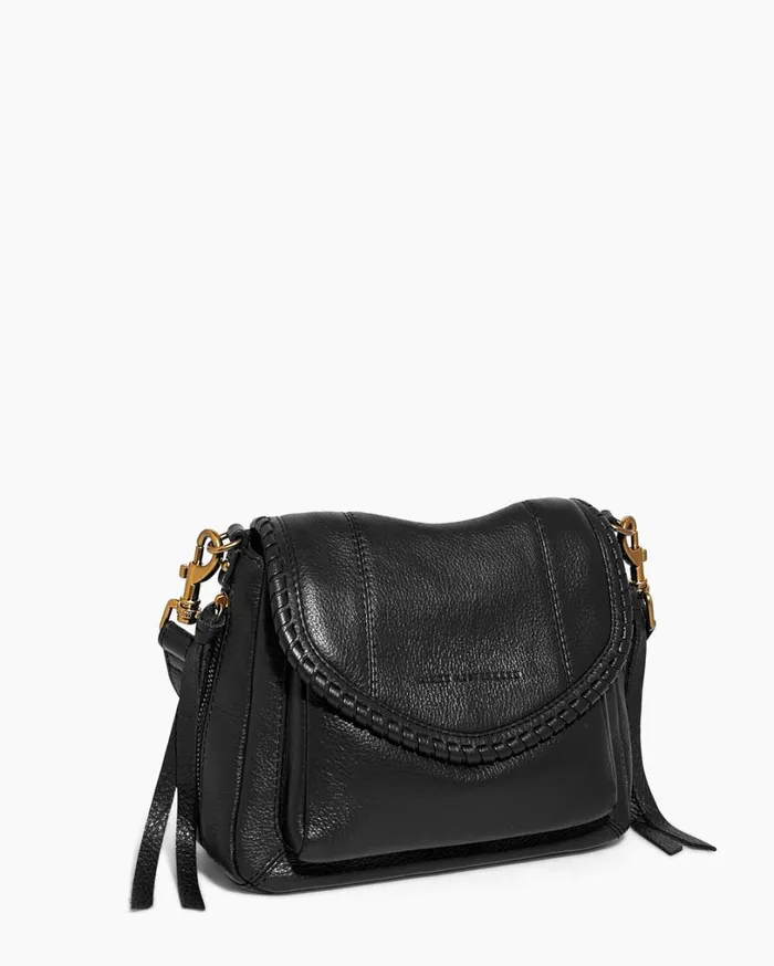 All For Love Mini Crossbody Black With 14k Yellow Gold Women Aimee Kestenberg Crossbody Bags