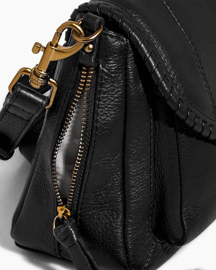 All For Love Mini Crossbody Black With 14k Yellow Gold Women Aimee Kestenberg Crossbody Bags