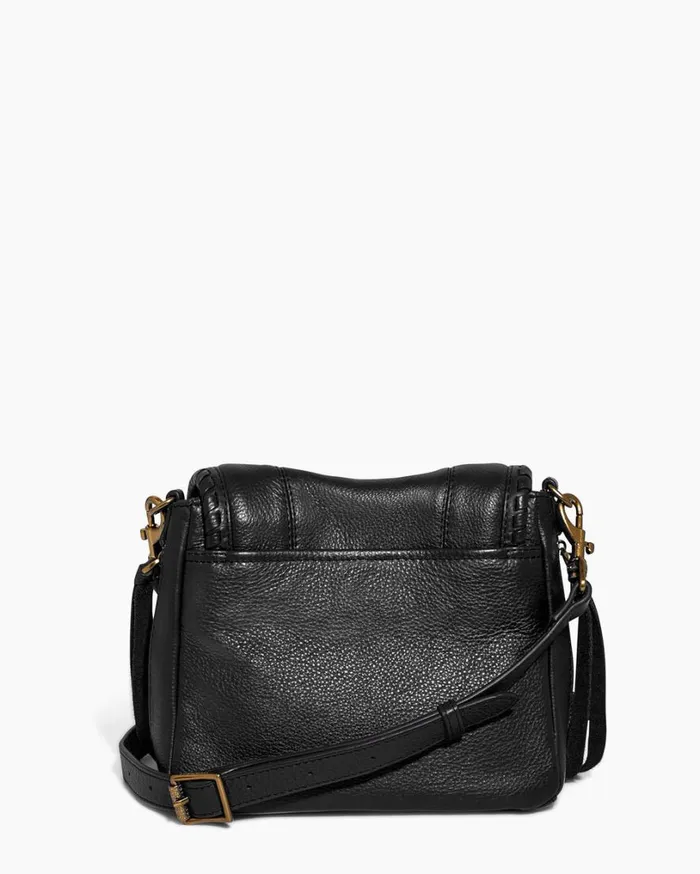 All For Love Mini Crossbody Black With 14k Yellow Gold Women Aimee Kestenberg Crossbody Bags