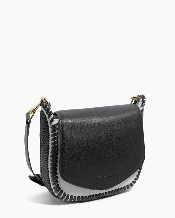All For Love Saddle Crossbody Black Cloud Women Aimee Kestenberg Crossbody Bags