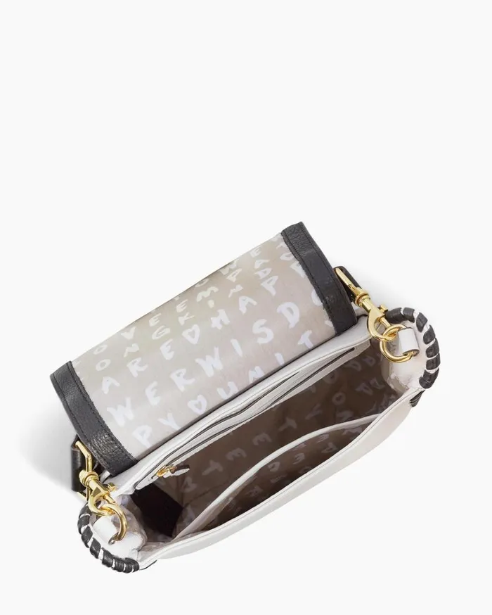 All For Love Saddle Crossbody Black Cloud Women Aimee Kestenberg Crossbody Bags