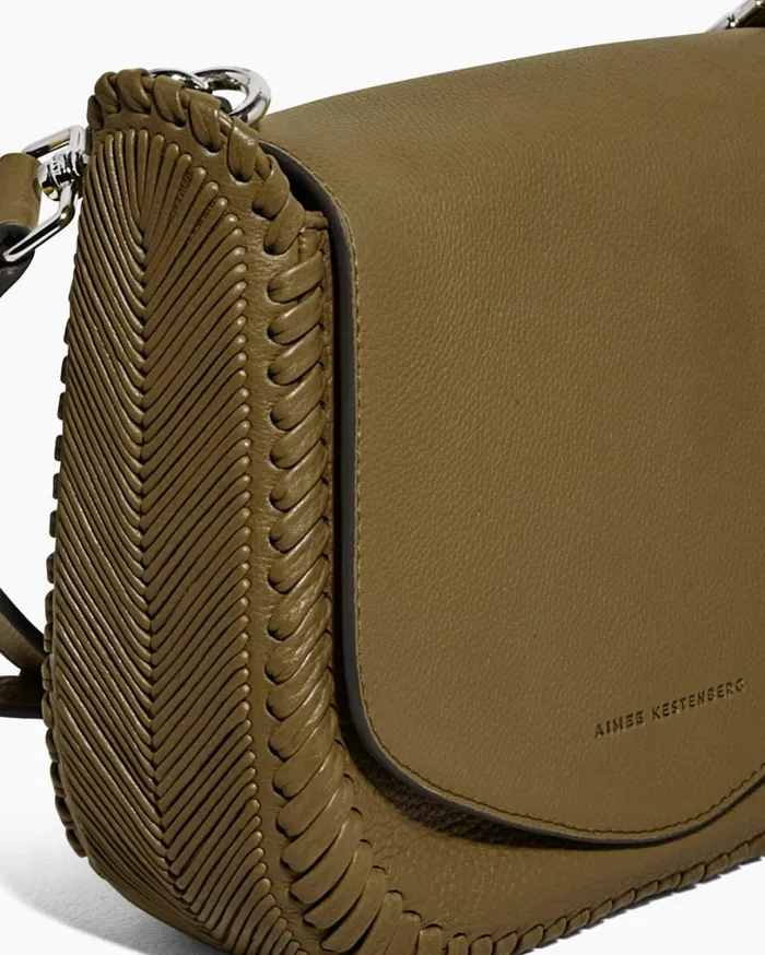 All For Love Saddle Crossbody Soft Olive Women Aimee Kestenberg Crossbody Bags
