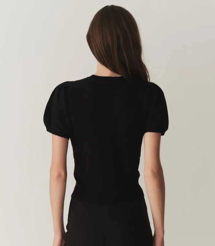 AMBROSE CARDIGAN Black Shop DEN Knitwear