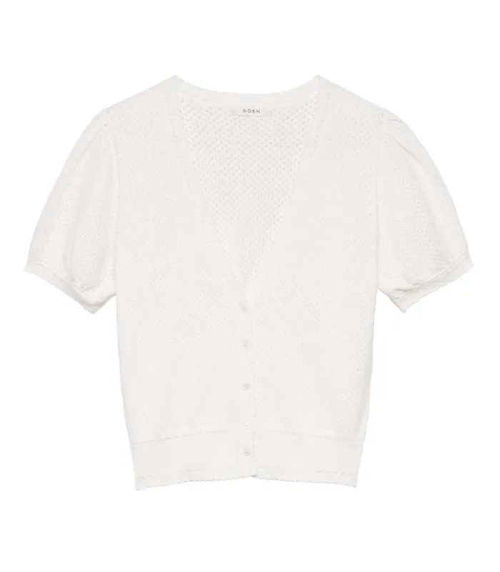 AMBROSE CARDIGAN Ivory Shop DEN Knitwear