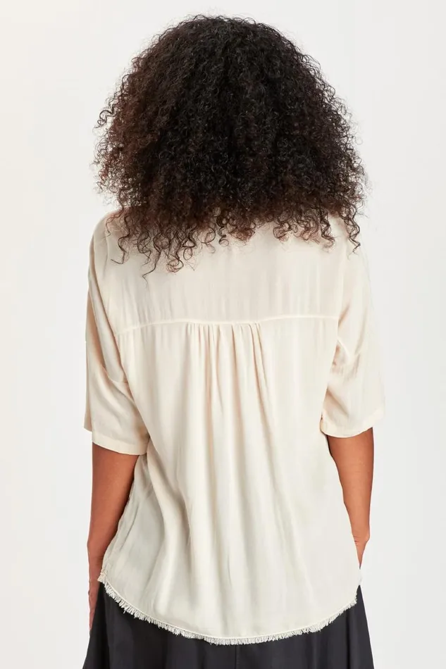 Amos Blouse Toasted Almond Clothing XCVI ShirtsBlouses