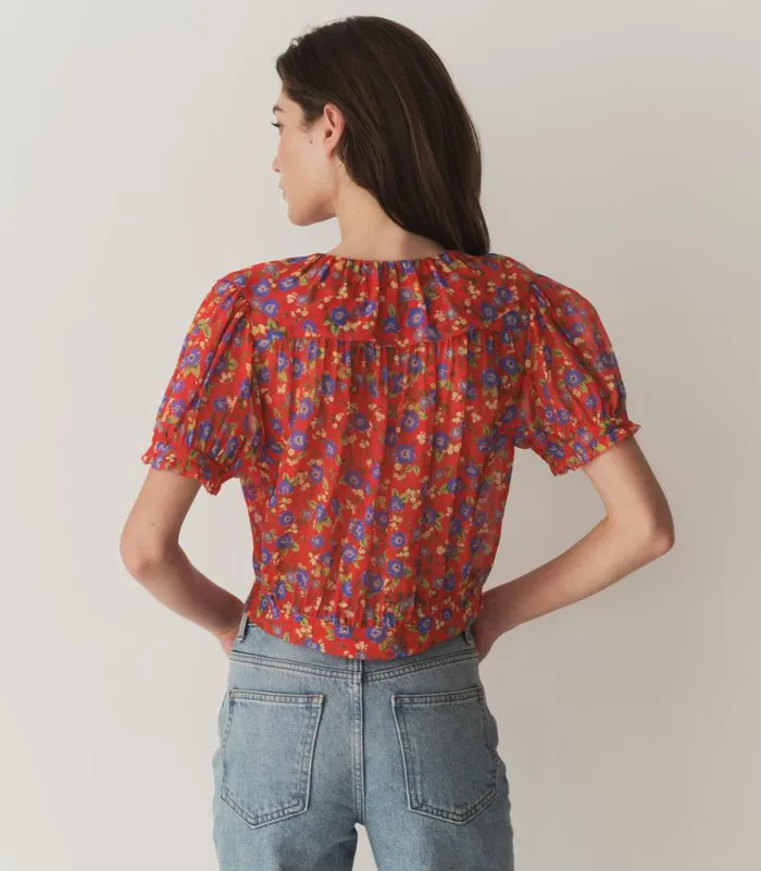 ANAISE TOP Red Dayflower Meadow Shop DEN Tops