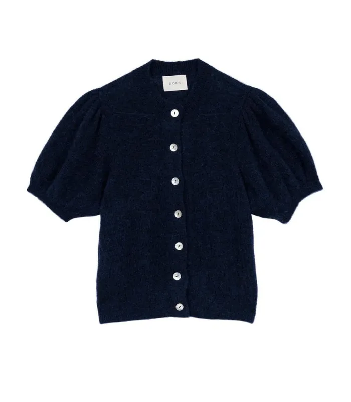 ANISA CARDIGAN Navy Shop DEN Knitwear