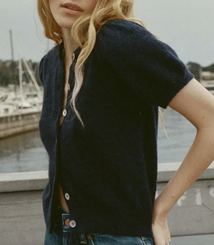 ANISA CARDIGAN Navy Shop DEN Knitwear