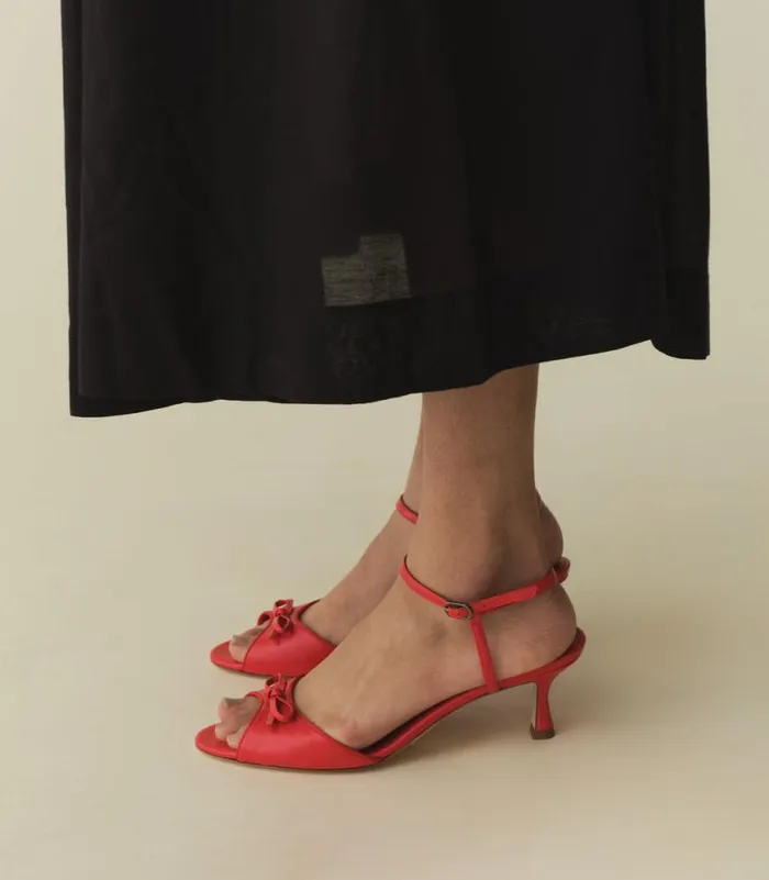 ARIANNA PEEP TOE HEEL Fuego Nappa Shop DEN Footwear