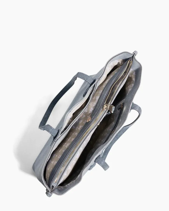 Artisan Work Tote Denim Leather Women Aimee Kestenberg Tote Bags