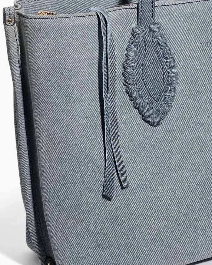Artisan Work Tote Denim Leather Women Aimee Kestenberg Tote Bags