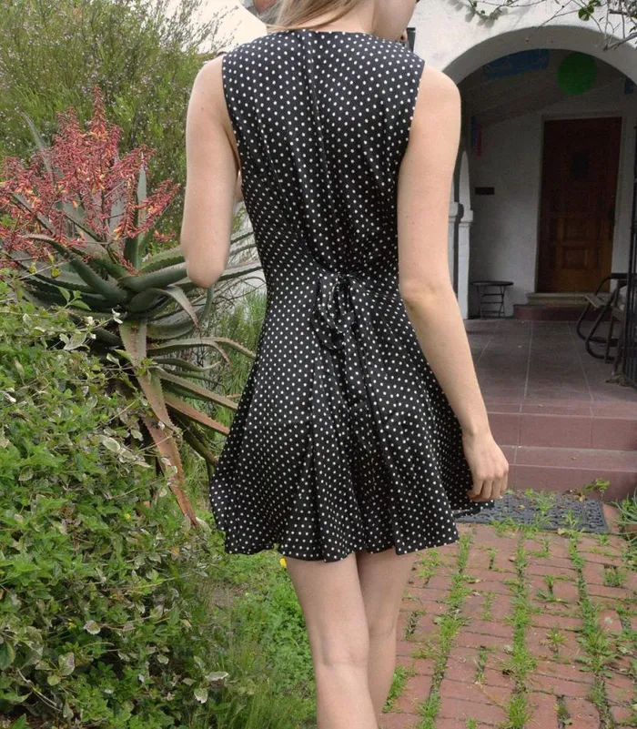 AUBREY DRESS Noir Dot Shop DEN Dresses