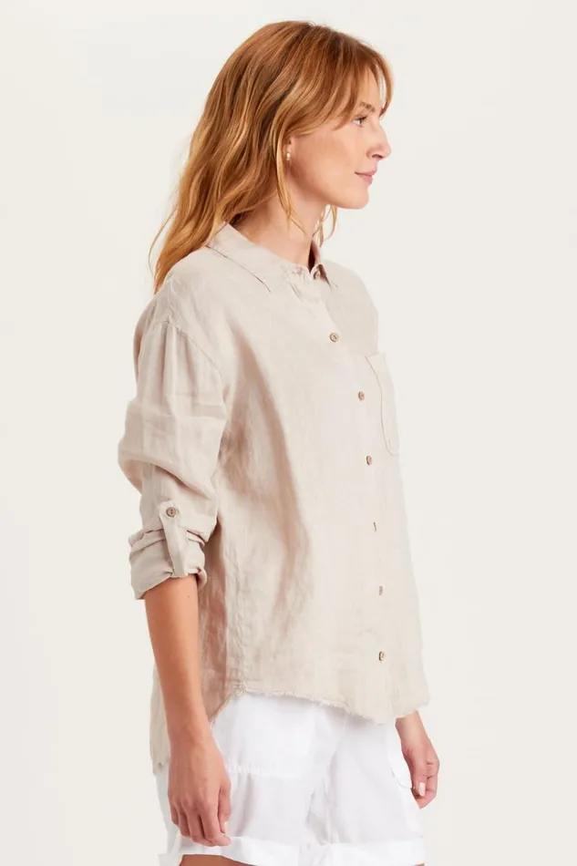 Babin Star ButtonUp Cremini Clothing XCVI ShirtsBlouses