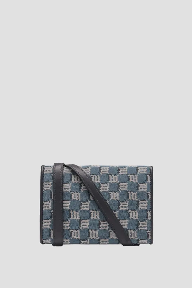 Bags WomenMen MISBHV Jacquard Monogram Phone Pouch Blue