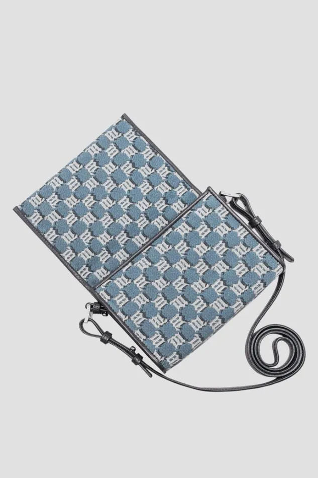 Bags WomenMen MISBHV Jacquard Monogram Phone Pouch Blue