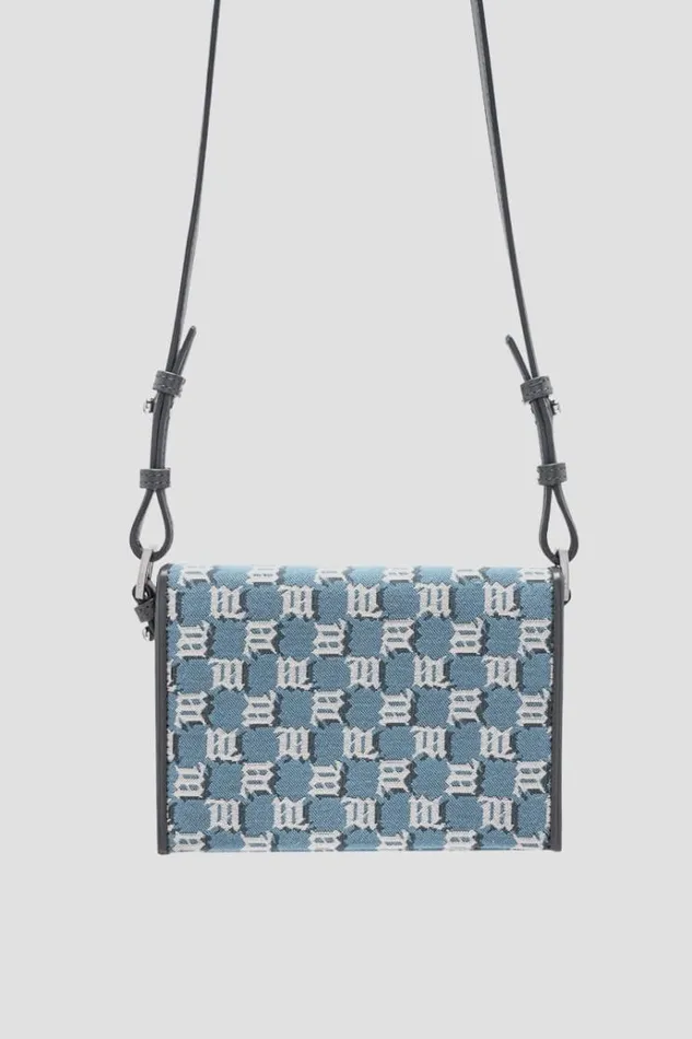 Bags WomenMen MISBHV Jacquard Monogram Phone Pouch Blue