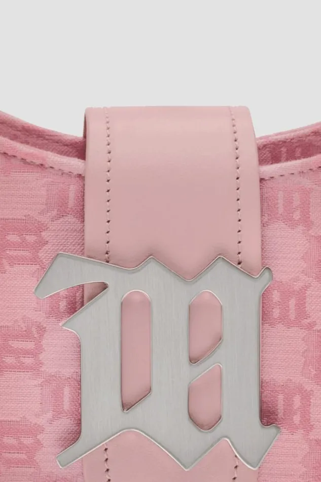 Bags Women MISBHV Jacquard Monogram Shoulder Bag Small Bubblegum