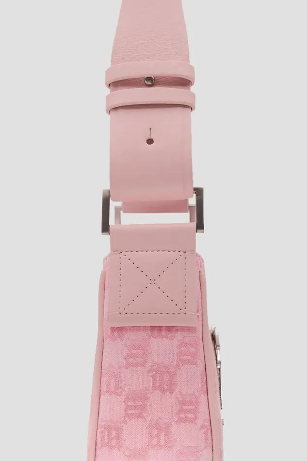 Bags Women MISBHV Jacquard Monogram Shoulder Bag Small Bubblegum