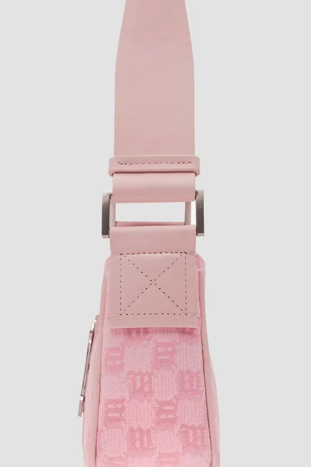 Bags Women MISBHV Jacquard Monogram Shoulder Bag Small Bubblegum