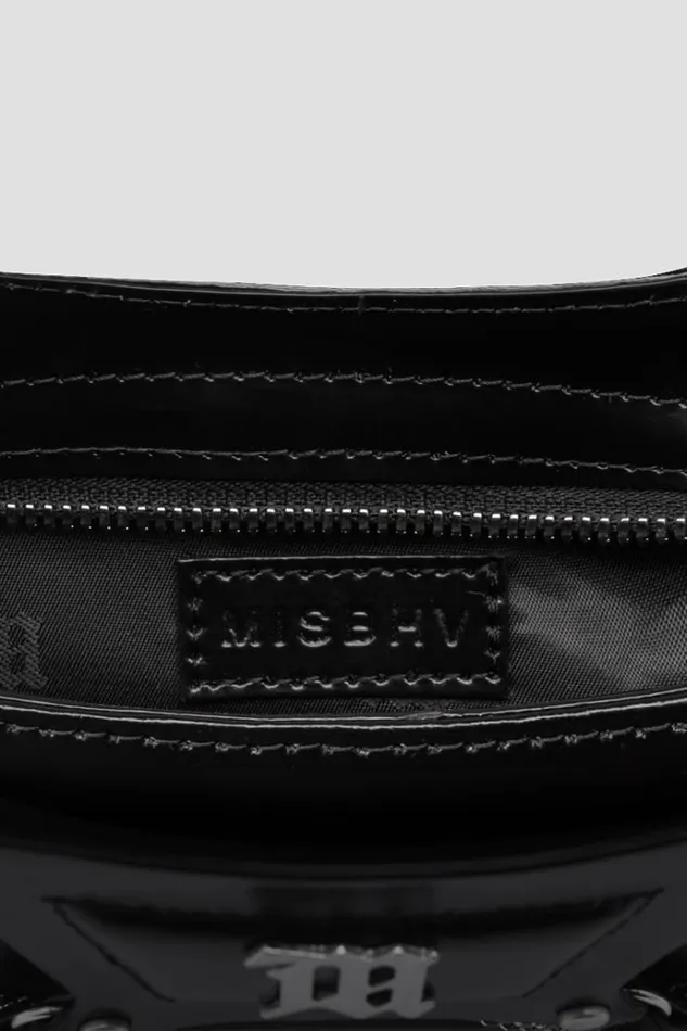 Bags Women MISBHV Leather Fetish Shoulder Bag Black