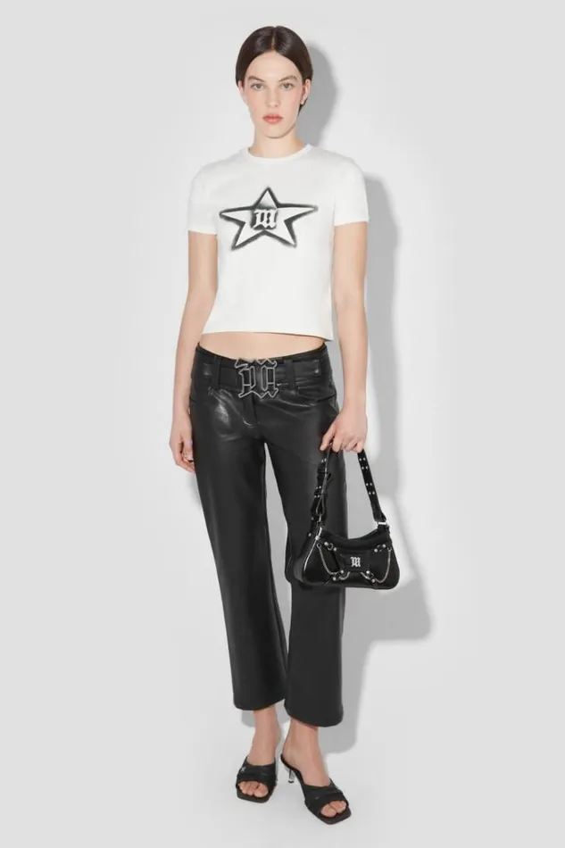 Bags Women MISBHV Leather Fetish Shoulder Bag Black