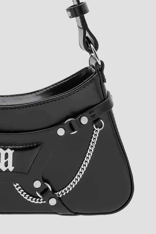 Bags Women MISBHV Leather Fetish Shoulder Bag Black