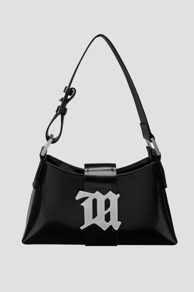 Bags Women MISBHV Leather Shoulder Bag Medium Black