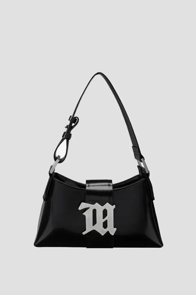 Bags Women MISBHV Leather Shoulder Bag Small Black