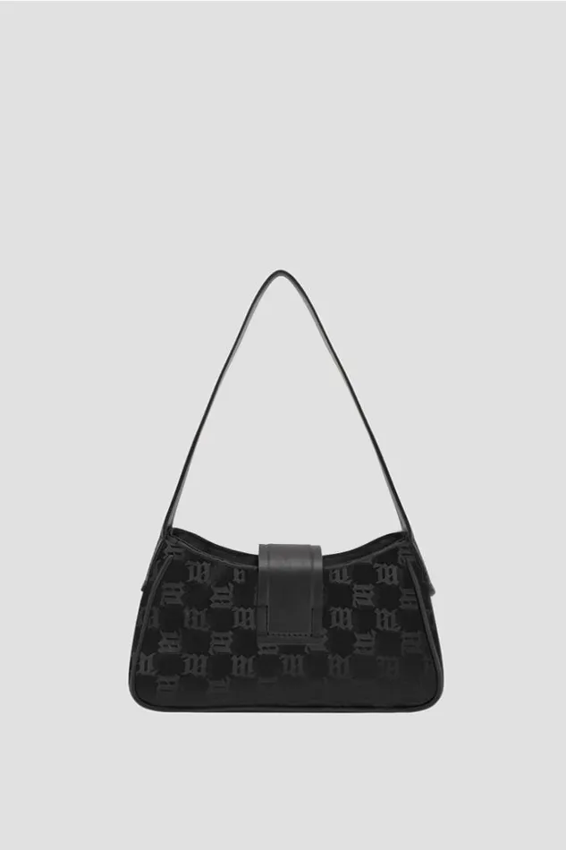 Bags Women MISBHV Nylon Monogram Shoulder Bag Mini Black