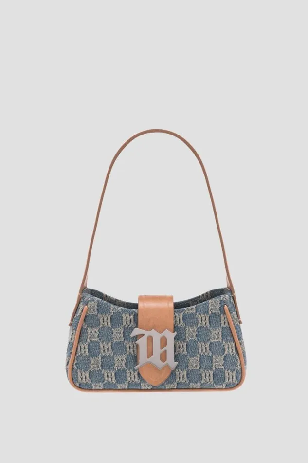 Bags Women MISBHV Washed Denim Shoulder Bag Mini Washed Denim