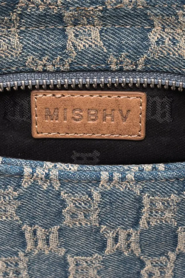 Bags Women MISBHV Washed Denim Shoulder Bag Mini Washed Denim