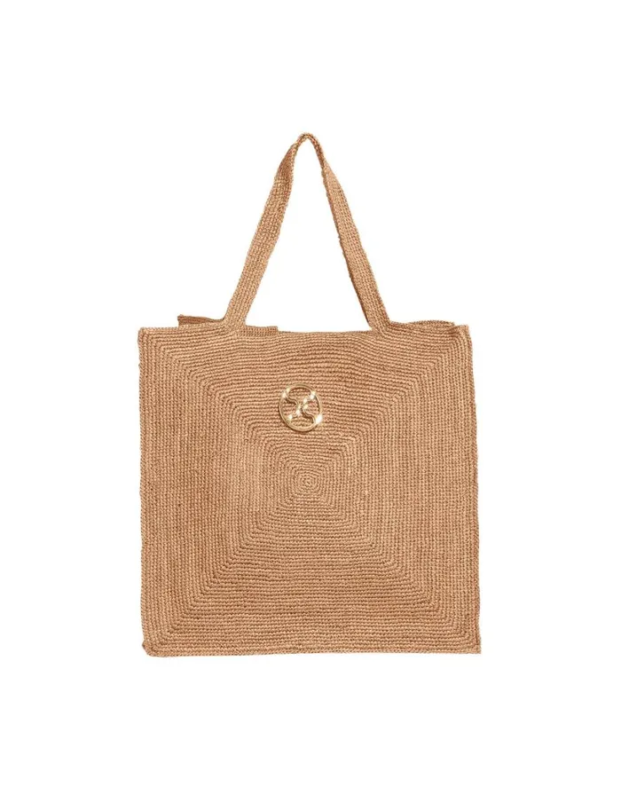 Bags Women ViX Paula Hermanny Raffia Pyramid Bag 8211 Natural