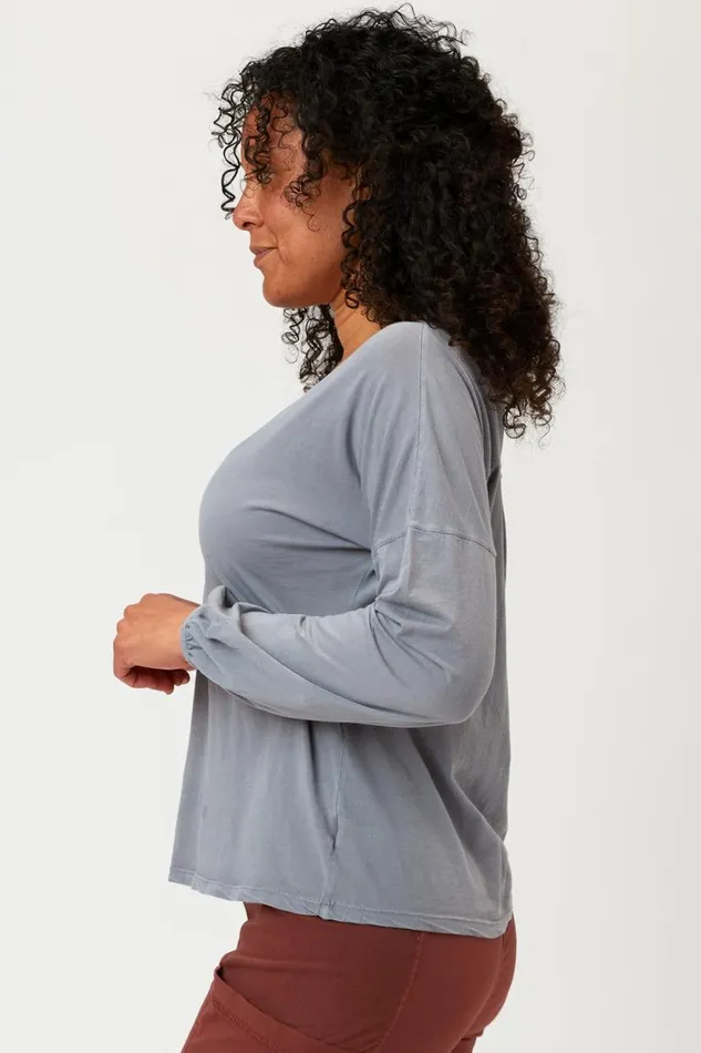 Bale VNeck Top Quarry Pigment Clothing XCVI ShirtsBlouses