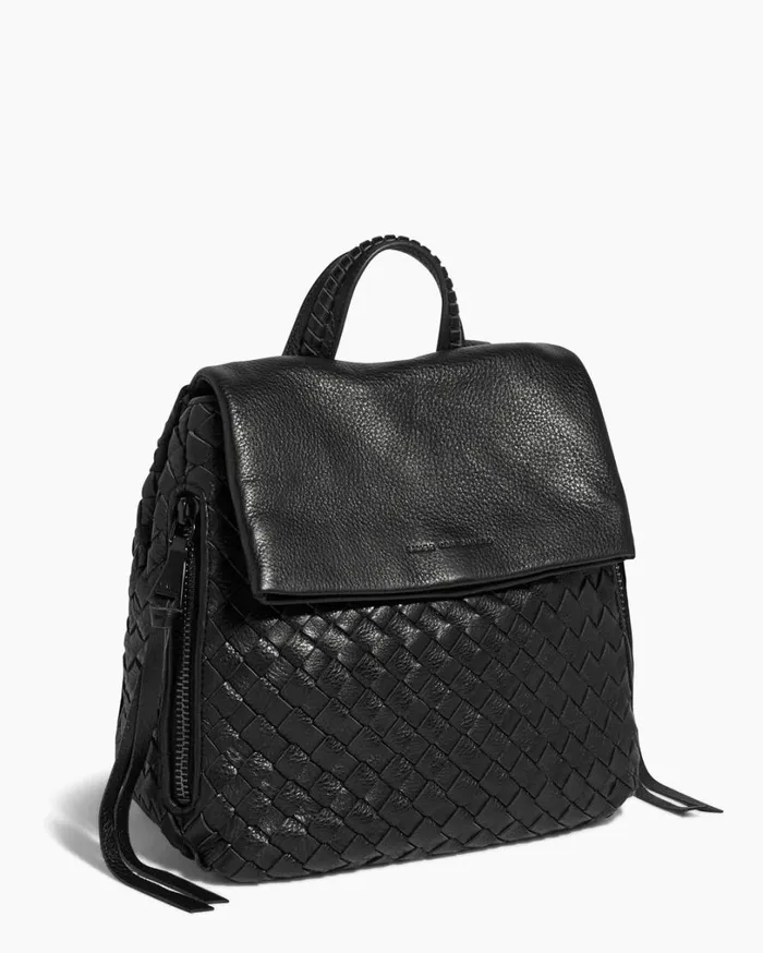 Bali Backpack Black Woven Women Aimee Kestenberg Backpacks